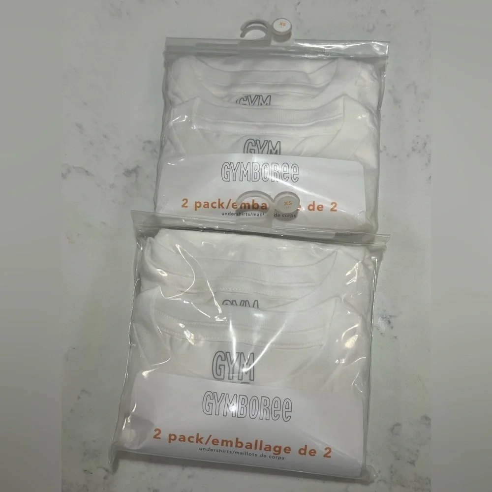 Gymboree White Undershirts 2-Pack